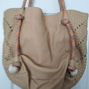 Leather Bucket Style Purse